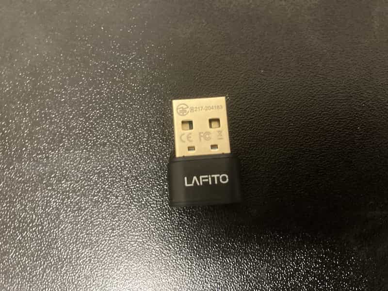 LAFITOのBluetooth5.1 USBアダプタ本体